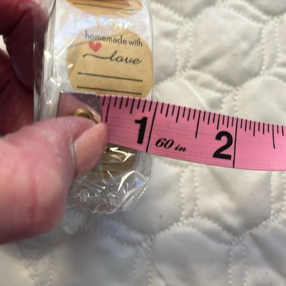 New In Plastic Roll Of 500 Homemade With Love 💕 Stickers, Size 1 inch!
